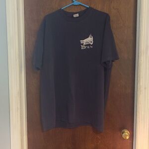 Anvil 2XL Men's Short Sleeve Black Martha's Vineyard Tee Shirt